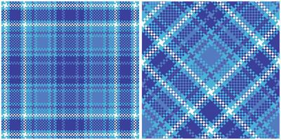 kariert Muster nahtlos. klassisch Plaid Tartan Vorlage zum Design Ornament. nahtlos Stoff Textur. vektor