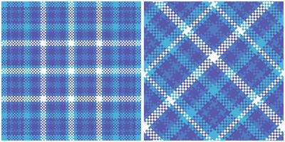 kariert Muster nahtlos. schottisch Plaid, Flanell Hemd Tartan Muster. modisch Fliesen zum Tapeten. vektor