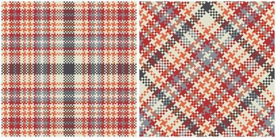 Tartan Muster nahtlos. Süss Plaid Muster Vorlage zum Design Ornament. nahtlos Stoff Textur. vektor