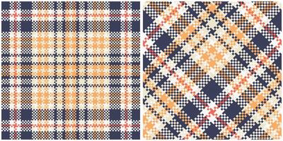 Plaid Muster nahtlos. Tartan nahtlos Muster Vorlage zum Design Ornament. nahtlos Stoff Textur. vektor