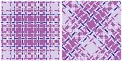 Plaid Muster nahtlos. Gingham Muster Vorlage zum Design Ornament. nahtlos Stoff Textur. vektor