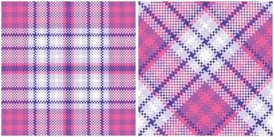 Plaid Muster nahtlos. klassisch Plaid Tartan traditionell schottisch gewebte Stoff. Holzfäller Hemd Flanell Textil. Muster Fliese Swatch inbegriffen. vektor