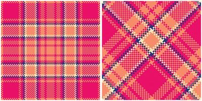 pläd mönster sömlös. klassisk skott tartan design. för scarf, klänning, kjol, Övrig modern vår höst vinter- mode textil- design. vektor