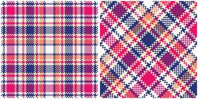 Plaid Muster nahtlos. klassisch schottisch Tartan Design. traditionell schottisch gewebte Stoff. Holzfäller Hemd Flanell Textil. Muster Fliese Swatch inbegriffen. vektor