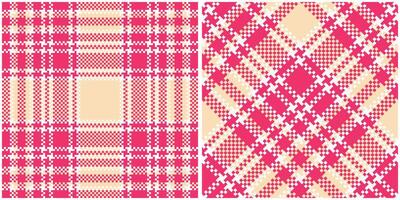 Plaid Muster nahtlos. abstrakt prüfen Plaid Muster zum Schal, Kleid, Rock, andere modern Frühling Herbst Winter Mode Textil- Design. vektor