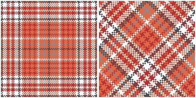 Tartan Muster nahtlos. Süss Plaid Muster Vorlage zum Design Ornament. nahtlos Stoff Textur. vektor