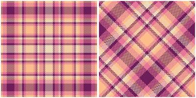 pläd mönster sömlös. klassisk skott tartan design. traditionell skott vävd tyg. skogsarbetare skjorta flanell textil. mönster bricka swatch ingår. vektor