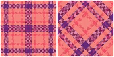 Plaid Muster nahtlos. traditionell schottisch kariert Hintergrund. Vorlage zum Design Ornament. nahtlos Stoff Textur. vektor