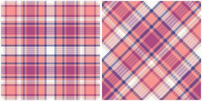 skott tartan sömlös mönster. checkerboard mönster traditionell skott vävd tyg. skogsarbetare skjorta flanell textil. mönster bricka swatch ingår. vektor