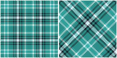 Tartan Muster nahtlos. Pastell- klassisch Plaid Tartan Flanell Hemd Tartan Muster. modisch Fliesen zum Tapeten. vektor