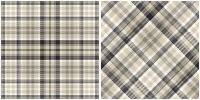 schottisch Tartan nahtlos Muster. klassisch Plaid Tartan Vorlage zum Design Ornament. nahtlos Stoff Textur. vektor