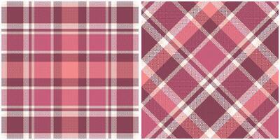 Tartan Plaid nahtlos Muster. Schachbrett Muster. Flanell Hemd Tartan Muster. modisch Fliesen zum Tapeten. vektor