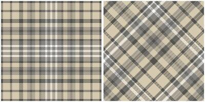 schottisch Tartan nahtlos Muster. klassisch Plaid Tartan Flanell Hemd Tartan Muster. modisch Fliesen zum Tapeten. vektor