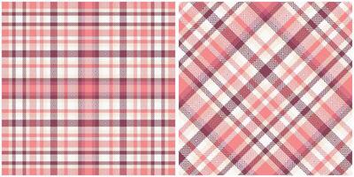 Tartan Plaid nahtlos Muster. Gingham Muster. Flanell Hemd Tartan Muster. modisch Fliesen zum Tapeten. vektor