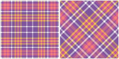 tartan pläd sömlös mönster. klassisk pläd tartan. sömlös tartan illustration uppsättning för scarf, filt, Övrig modern vår sommar höst vinter- Semester tyg skriva ut. vektor