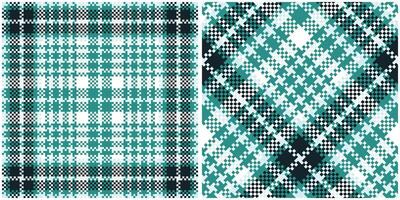 Tartan Muster nahtlos. Tartan Plaid nahtlos Muster. nahtlos Tartan Illustration einstellen zum Schal, Decke, andere modern Frühling Sommer- Herbst Winter Urlaub Stoff drucken. vektor