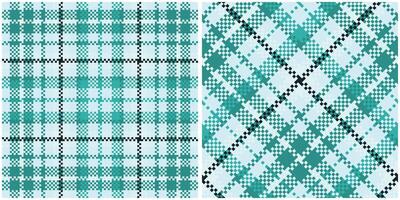 Tartan Muster nahtlos. Tartan Plaid nahtlos Muster. Flanell Hemd Tartan Muster. modisch Fliesen zum Tapeten. vektor