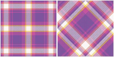 Tartan Plaid nahtlos Muster. traditionell schottisch kariert Hintergrund. nahtlos Tartan Illustration einstellen zum Schal, Decke, andere modern Frühling Sommer- Herbst Winter Urlaub Stoff vektor