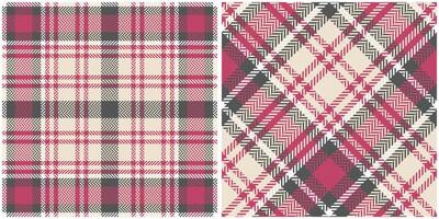 klassisch schottisch Tartan Design. klassisch Plaid Schottenstoff. traditionell schottisch gewebte Stoff. Holzfäller Hemd Flanell Textil. Muster Fliese Swatch inbegriffen. vektor