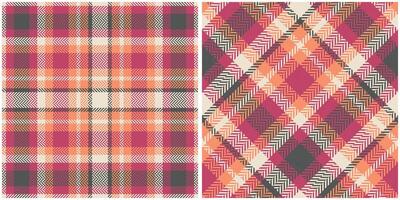 klassisch schottisch Tartan Design. klassisch Plaid Schottenstoff. nahtlos Tartan Illustration einstellen zum Schal, Decke, andere modern Frühling Sommer- Herbst Winter Urlaub Stoff drucken. vektor