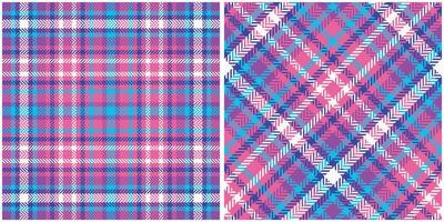 klassisch schottisch Tartan Design. schottisch Plaid, nahtlos Tartan Illustration einstellen zum Schal, Decke, andere modern Frühling Sommer- Herbst Winter Urlaub Stoff drucken. vektor