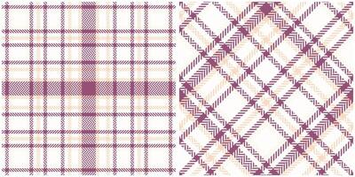 tartan pläd sömlös mönster. skott tartan sömlös mönster. traditionell skott vävd tyg. skogsarbetare skjorta flanell textil. mönster bricka swatch ingår. vektor