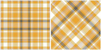 Tartan Muster nahtlos. traditionell schottisch kariert Hintergrund. nahtlos Tartan Illustration einstellen zum Schal, Decke, andere modern Frühling Sommer- Herbst Winter Urlaub Stoff drucken. vektor