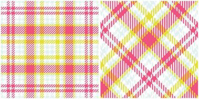 Tartan Plaid nahtlos Muster. Gingham Muster. Flanell Hemd Tartan Muster. modisch Fliesen Illustration zum Tapeten. vektor