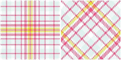 Tartan Plaid nahtlos Muster. klassisch Plaid Schottenstoff. nahtlos Tartan Illustration einstellen zum Schal, Decke, andere modern Frühling Sommer- Herbst Winter Urlaub Stoff drucken. vektor