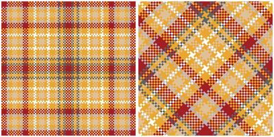 Tartan Muster nahtlos. abstrakt prüfen Plaid Muster zum Schal, Kleid, Rock, andere modern Frühling Herbst Winter Mode Textil- Design. vektor