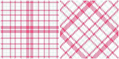 Tartan Plaid nahtlos Muster. Gingham Muster. nahtlos Tartan Illustration einstellen zum Schal, Decke, andere modern Frühling Sommer- Herbst Winter Urlaub Stoff drucken. vektor