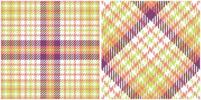 Tartan Plaid Muster nahtlos. Schachbrett Muster. Vorlage zum Design Ornament. nahtlos Stoff Textur. Illustration vektor