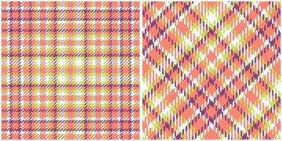 Tartan Plaid Muster nahtlos. Prüfer Muster. traditionell schottisch gewebte Stoff. Holzfäller Hemd Flanell Textil. Muster Fliese Swatch inbegriffen. vektor