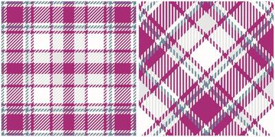 Tartan Plaid Muster nahtlos. Tartan nahtlos Muster. nahtlos Tartan Illustration einstellen zum Schal, Decke, andere modern Frühling Sommer- Herbst Winter Urlaub Stoff drucken. vektor