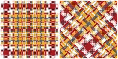 Tartan nahtlos Muster. Süss Prüfer Muster traditionell schottisch gewebte Stoff. Holzfäller Hemd Flanell Textil. Muster Fliese Swatch inbegriffen. vektor