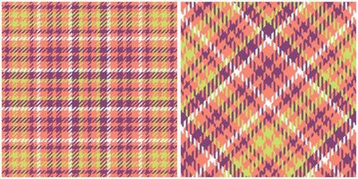 Tartan Plaid Muster nahtlos. Prüfer Muster. Vorlage zum Design Ornament. nahtlos Stoff Textur. Illustration vektor