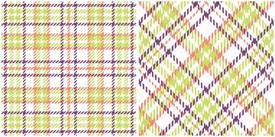 Tartan Plaid Muster nahtlos. Schachbrett Muster. Flanell Hemd Tartan Muster. modisch Fliesen Illustration zum Tapeten. vektor