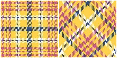 Tartan Plaid Muster nahtlos. schottisch Plaid, Vorlage zum Design Ornament. nahtlos Stoff Textur. Illustration vektor