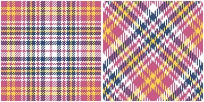 Tartan Plaid Muster nahtlos. traditionell schottisch kariert Hintergrund. nahtlos Tartan Illustration einstellen zum Schal, Decke, andere modern Frühling Sommer- Herbst Winter Urlaub Stoff drucken. vektor