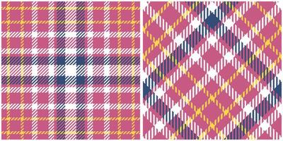 Tartan Plaid Muster nahtlos. abstrakt prüfen Plaid Muster. nahtlos Tartan Illustration einstellen zum Schal, Decke, andere modern Frühling Sommer- Herbst Winter Urlaub Stoff drucken. vektor