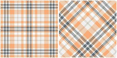 Tartan nahtlos Muster. Süss Prüfer Muster Vorlage zum Design Ornament. nahtlos Stoff Textur. vektor