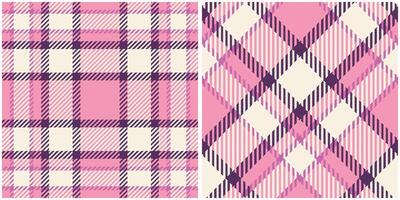 schottisch Tartan Plaid nahtlos Muster, Tartan Plaid Muster nahtlos. nahtlos Tartan Illustration einstellen zum Schal, Decke, andere modern Frühling Sommer- Herbst Winter Urlaub Stoff drucken. vektor