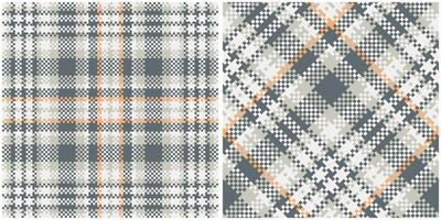 Tartan nahtlos Muster. Süss Schachbrett Muster Flanell Hemd Tartan Muster. modisch Fliesen zum Tapeten. vektor