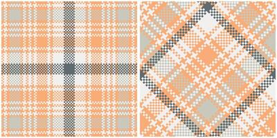 Tartan nahtlos Muster. Süss Pastell- kariert Muster Flanell Hemd Tartan Muster. modisch Fliesen zum Tapeten. vektor