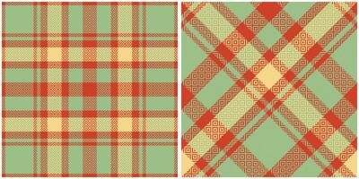 schottisch Tartan Plaid nahtlos Muster, Gingham Muster. Vorlage zum Design Ornament. nahtlos Stoff Textur. Illustration vektor