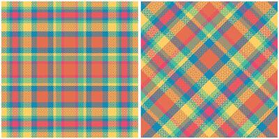 schottisch Tartan Plaid nahtlos Muster, klassisch Plaid Schottenstoff. Flanell Hemd Tartan Muster. modisch Fliesen Illustration zum Tapeten. vektor