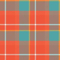 Tartan Muster nahtlos. Süss Schachbrett Muster nahtlos Tartan Illustration einstellen zum Schal, Decke, andere modern Frühling Sommer- Herbst Winter Urlaub Stoff drucken. vektor