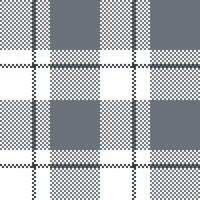 Tartan nahtlos Muster. Gingham Muster traditionell schottisch gewebte Stoff. Holzfäller Hemd Flanell Textil. Muster Fliese Swatch inbegriffen. vektor