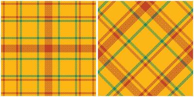 schottisch Tartan Plaid nahtlos Muster, klassisch schottisch Tartan Design. Vorlage zum Design Ornament. nahtlos Stoff Textur. Illustration vektor