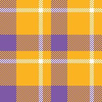 plädar mönster sömlös. tartan pläd sömlös mönster. traditionell skott vävd tyg. skogsarbetare skjorta flanell textil. mönster bricka swatch ingår. vektor